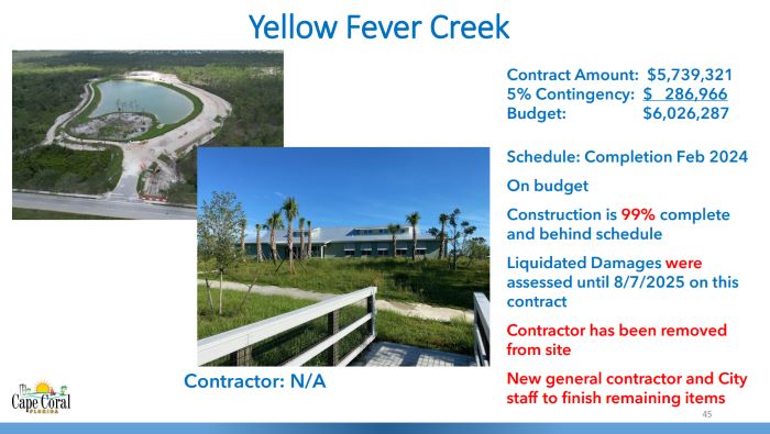 fy25q4 yellow fever creek